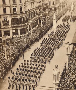 1937年5月12日，牛津街的守卫队 作者 不明