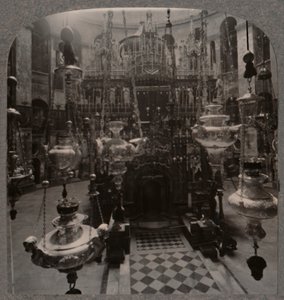 耶路撒冷圣墓教堂，约c1900年 作者 不明