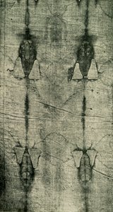 裹尸布-身体烙印：前视图，1902年。 作者 不明