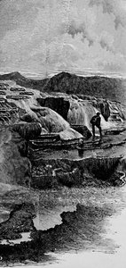 加迪纳斯河附近的温泉，1883年 作者 不明