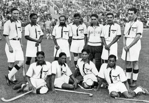 印度冰球队，1936年柏林奥运会金牌得主 作者 不明