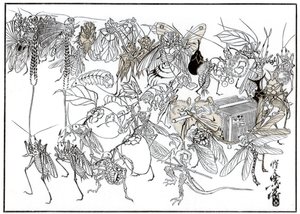 Daimio Cortege昆虫，1878年，1886年 作者 不明