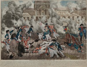 1792年8月10日的叛乱，1792年。 作者 不明