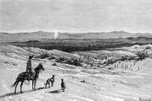 1895年亚洲，杜西巴尔威尔斯，Kizil-Kum沙漠 作者 不明