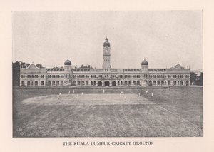 1912年，马来亚吉隆坡板球场。 作者 不明