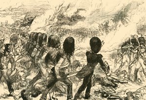 1890年，滑铁卢的最后一次冲锋，1815年。 作者 不明