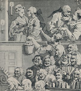 The Laughing Audience，1733年，1920年 作者 不明
