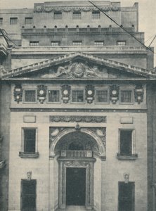 劳埃德的Leadenhall街入口，1936年 作者 不明
