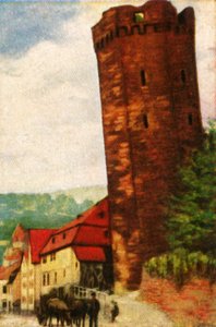 道瑟瑙斜塔，约建于1928年。 作者 不明