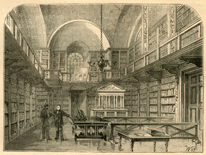 1897年，圣保罗图书馆。 作者 不明