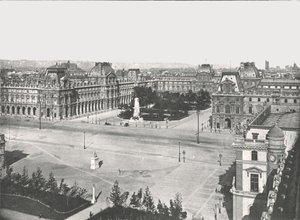 罗浮宫，法国巴黎，1895年。 作者 不明