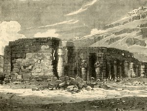 1890年，在底比斯（Thebes）建的纪念馆。 作者 不明