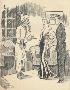 Memsahib播出她刚获得的Hindustani ...，1936年。 作者 不明