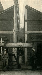 格林威治子午线，用以测量时间，1901年。 作者 不明