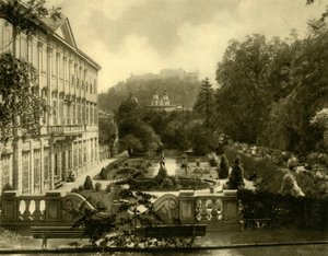 奥地利萨尔茨堡米拉贝尔宫和花园，建于1935年。 作者 Unbekannt
