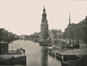 1895年，荷兰阿姆斯特丹的Montelbaanstoren。 作者 不明