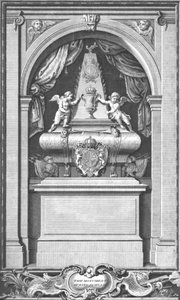 詹姆斯二世国王纪念碑。建于1703年巴黎...，c1753 作者 不明