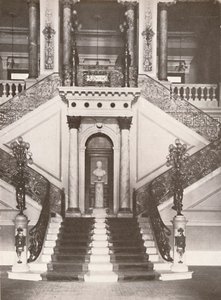 国家图书馆楼梯，1914年 作者 不明