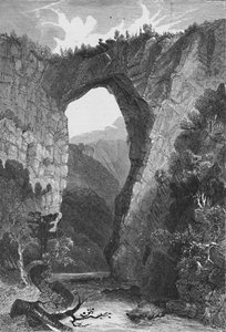 弗吉尼亚州自然桥，1883年 作者 不明
