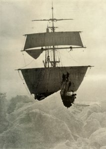 忍者在冰上举起，1908年，1909年 作者 不明