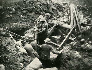 康布雷战线的进攻：一场奇怪的战斗事件，1919年。 作者 不明