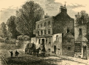 The Old Crown Inn，海格特，1830，c1876。 作者 不明