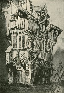 布洛瓦（Blois）的老房子，十九世纪，1902年 作者 不明