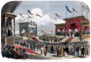 1869年11月17日，埃及塞得港苏伊士运河开业 作者 不明