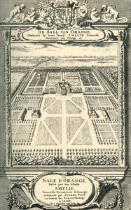 17世纪末18世纪初，荷兰海牙的橙色大厅，1903年。 作者 不明
