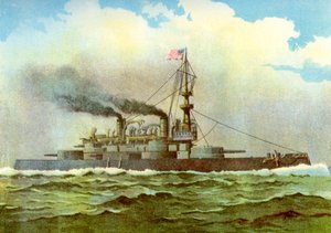 1898年，俄勒冈州参加古巴比赛 作者 不明