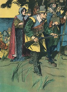 朝圣者父亲进入新世界，c1907 作者 不明