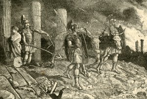 1890年，迦太基上空的犁。 作者 不明