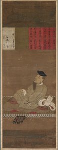 诗人Kakinomoto no Hitomaro，约1300-1350年。 作者 不明