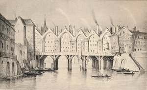 1515年于1915年在圣米歇尔桥 作者 不明