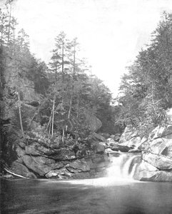 水池，弗朗肯尼亚山脉，怀特山脉，美国新罕布什尔州，1900年左右。 作者 不明