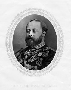 威尔士亲王，1877年 作者 不明