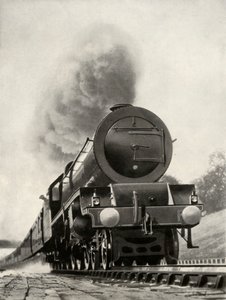 皇家公主号，LMS系统上的4-6-2型快速引擎，1935年。 作者 不明