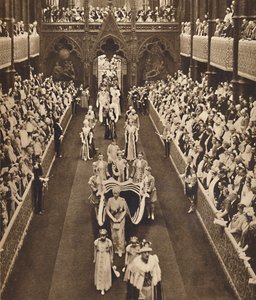 1937年5月12日，女王母亲游行 作者 不明