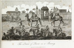 骆驼背着波斯女王，约 1810-1829 年 作者 不明