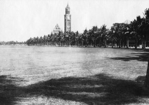 印度孟买大学拉贾拜塔（Rajabai Tower），建于1918年 作者 不明