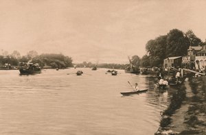 到达，泰晤士河畔沃尔顿，1902年 作者 不明