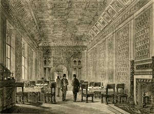 上议院的茶点室，1881年。 作者 不明