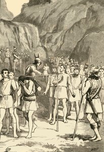 1890年，罗马人在高登福克斯的the下经过。 作者 不明