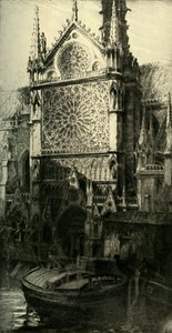 玫瑰窗，1908年。 作者 不明
