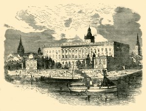 1890年，斯德哥尔摩皇宫。 作者 不明