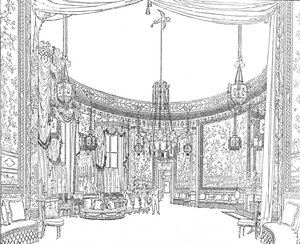 轿车，约1820年。摘自纳什插图，1939年 作者 不明