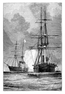 San Jacinto，停止了Trent，1861年 作者 不明