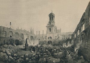1838年大火之后的第二次皇家交换，1928年 作者 不明
