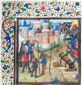 安提阿之围。提里尔·威廉（William of Tyre）的《历史博物馆》缩影，1460年代 作者 不明
