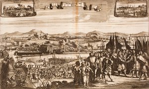 围攻波恩，1689年于：战争现场。 作者 不明